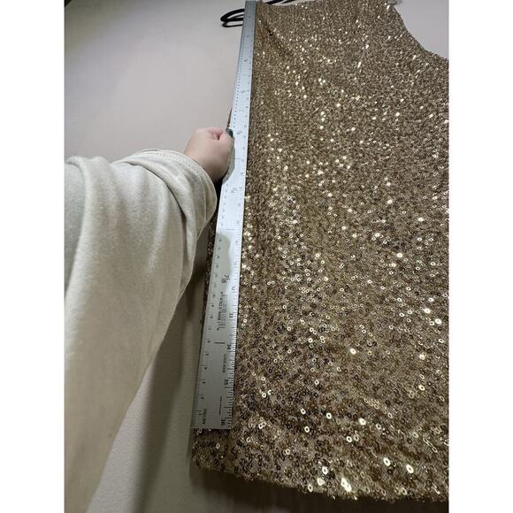 Women’s Lauren Ralph Lauren Sequin Open Back Knee Length Cocktail Dress Size 2 - Picture 6 of 8